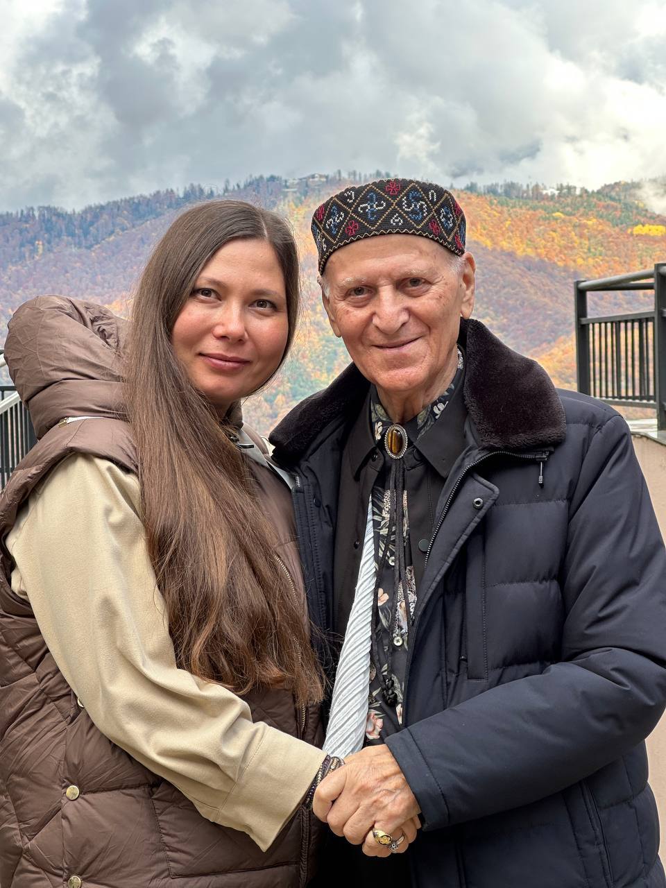 Анастасия Карпина с Шалвой Амонашвили